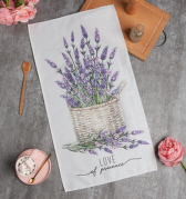 Полотенце Этель Lavender  40х73 см, 100% хл, саржа 190 грм2 Цена 250р