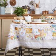 Скатерть  Пасхальные куличи 110х147 см, 100% хл, саржа 190 грм2 Цена: 1050р