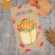 Полотенце Этель Love fast food 40х73 см, 100% хл 