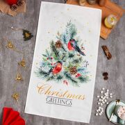 Полотенце Этель Сhristmas bells 40x73 см, 100%хл 