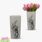 Ваза керамическая Алиса в стране Чудес 11.5x11.5x22.7см 