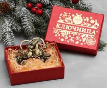 Ключница Сердце 8х6см 