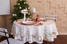 Скатерть Christmas forest D=150см 