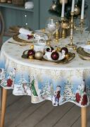 Скатерть Christmas time D=150см 
