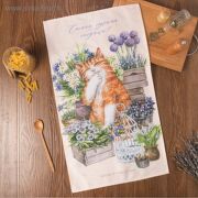Полотенце Этель,Самая лучшая бабушка 40х73см хлопок 100% 