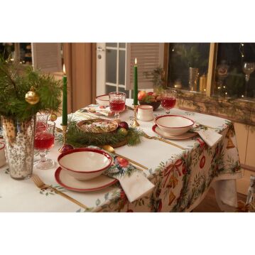 Набор столовый Этель Сhristmas bells скатерть 150х220 с ГМВО, салфетки 40х40см-12шт 